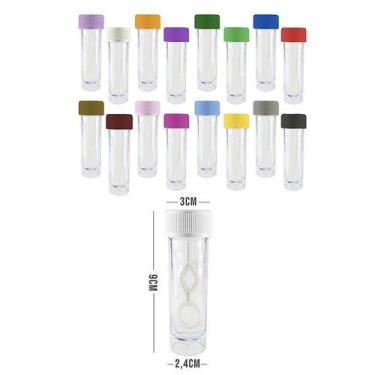 Imagem de Mini Tubete Lembrancinha Bolha de Sabão 9cm 10 unidades - Rizzo Embala