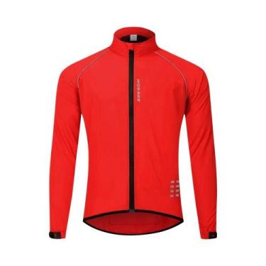 Imagem de Jaqueta Corta-Vento Masculina Ultraleve Refletiva Para Ciclismo, Manga