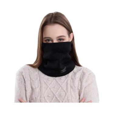 Imagem de Cachecol Unissex Para Esportes De Inverno, Aquecedor De Pescoço Macio 