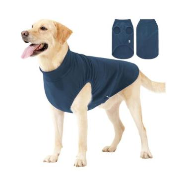 Imagem de Suéter De Fleece Elástico Para Cães, Pullover Macio, Jaqueta Leve Para