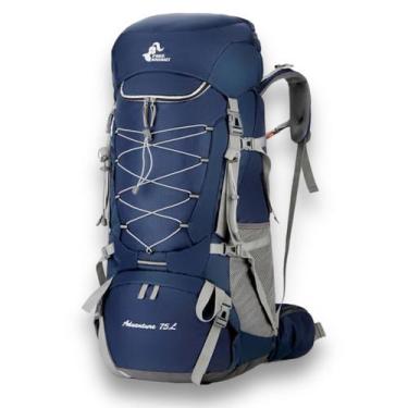 Imagem de Mochila Camping Trilha Cargueira Viagem Caminhada Grande 75L - Freekni