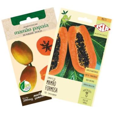Imagem de Sementes de Mamão Papaia + Mamão Formosa - TOPSEED