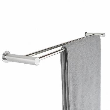 Imagem de Toalheiro Porta Toalha Duplo Para Banheiro 100cm Inox 304 Ref. RR1016 