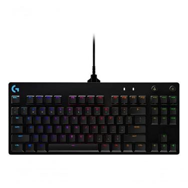 Imagem de Teclado Gamer Mecânico Logitech G-pro Rgb Preto Inglês Internacional