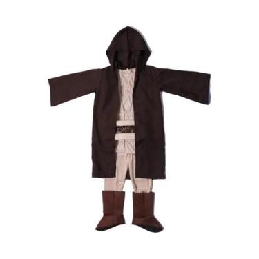 Imagem de Fantasia De Cosplay Do Guerreiro Jedi Obi-Wan Kenobi, Capa Com Capuz D