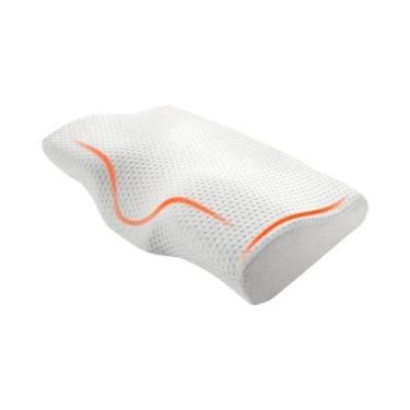 Imagem de Almofada Cervical Ortopédica De Espuma Memória Para Dormir De Lado Ou 