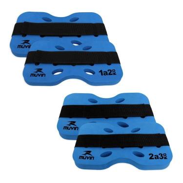 Imagem de Kit Caneleira Hidroginástica - 1kg à 2kg + 2kg à 3kg-Unissex