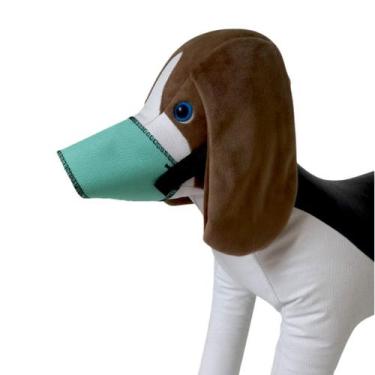 Imagem de KIT Focinheira Regulável de Nylon para Cães Pet Shop Banho Tosa Vet Gr