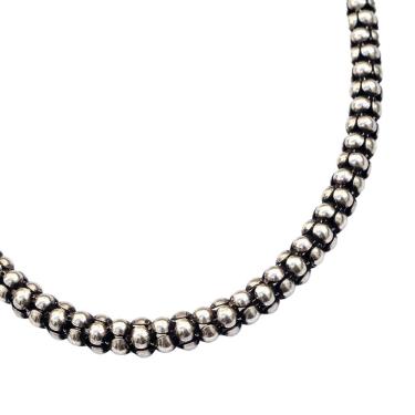 Imagem de Corrente Pipoca 4,4mm Prata De Bali 925 - 45cm