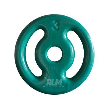 Imagem de Anilha Emborrachada - Verde - 3 Kg-Unissex
