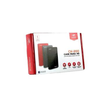 Imagem de Gaveta para HD Externo 2,5" CH-200RD Compatível com HD-SSD SATA USB 2.0 Até 2TB C3...