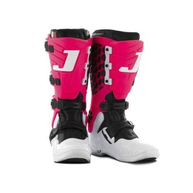 Imagem de Bota Motocross Infantil Jett Hi-Vis Menino Menina Segurança Esportiva,