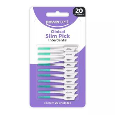 Imagem de Escova Interdental Slim Pick Powerdent 20 Unidades