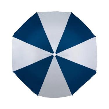 Imagem de Guarda Sol Azul Marinho E Branco 1,80 Metro 003720 - Mor