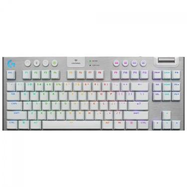 Imagem de Teclado Mecânico Gamer Logitech G915 X TKL LightSpeed, RGB, Wireless/B
