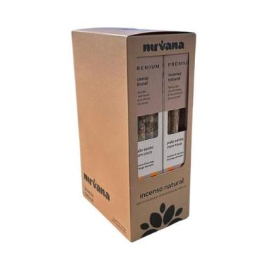 Imagem de Incenso Nirvana Palo Santo C/ Coco Premium C/ 5 Varetas - Lua Mística