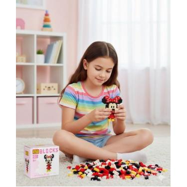 Imagem de Brinquedo infantil educativo bloco magico montagem bloquinhos tigre ga