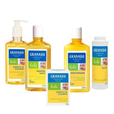 Imagem de Kit Granado Bebê Banho 250ml Tradicional 5 Proodutos