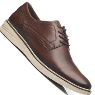 Imagem de Sapato Pegada 126101 Masculino, Pinhão, 42