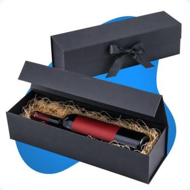 Imagem de Caixa De Presente Premium Reforçada 34x14x10cm Com Imã Laço - Decore F