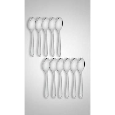 Imagem de Colheres de Sopa Aço Inox 12 Unidades - Congratulations Store