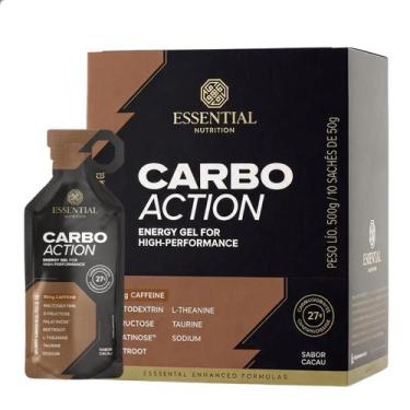 Imagem de Gel Carbo Action Com Cafeína Display 10 UN 500g Essential Nutrition, C