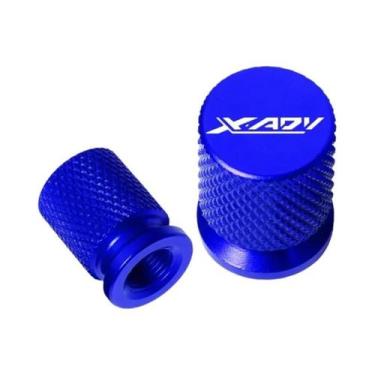 Imagem de Tampas De Válvula De Pneu De Alumínio CNC Para Moto Honda X-ADV 750 20