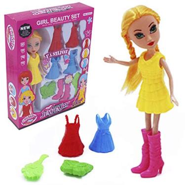 Imagem de Boneca Fashion com Roupas e Acessórios Pica Pau Brinquedos