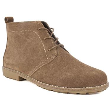 Imagem de WHITE MOUNTAIN Bota feminina Auburn Chukka, Castanho, 8.5 Wide