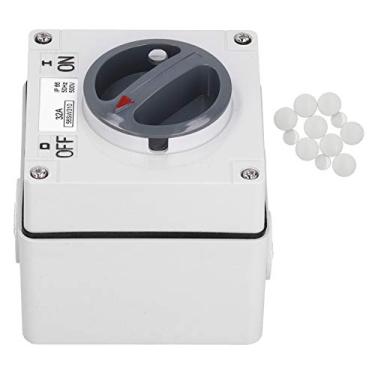 Imagem de Interruptor de isolamento impermeável IP66, 500 V para ambientes externos, à prova d'água, isolamento à prova de poeira, botões liga-desliga rotativos (3P32A)