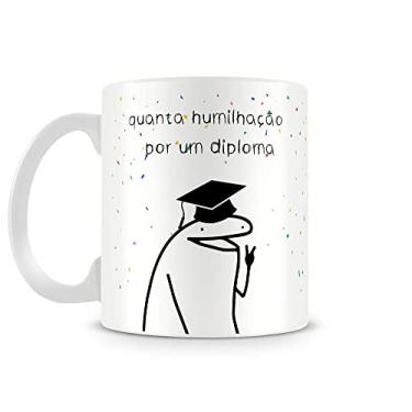 Imagem de Caneca meme boneco palito diploma 330 ml