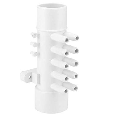 Imagem de 1.5in 10mm 10 portas coletor de encanamento de piscina de pvc com 6 plugues para banheira de água termal acessórios de spa de piscina, Coletor de encanamento de piscina,