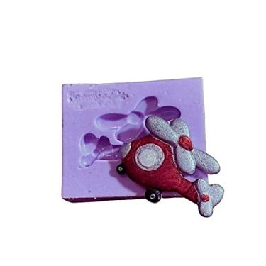 Imagem de Confeitaria dos moldes, F1188 MOLDE DE SILICONE HELICÓPTERO CONFEITARIA BISCUIT