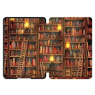 Imagem de Capa para Kindle Paperwhite antes de 2018, (modelo EY21 e DP75SDI), não é adequada para a 7ª geração Kindle-capa protetora à prova d'água com função de despertar/hibernação automática