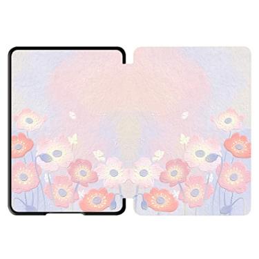 Imagem de Capa à prova d'água para Kindle 7ª geração lançado em 2014, modelo WP63GW – capa fina durável com função automática de ativação e hibernação