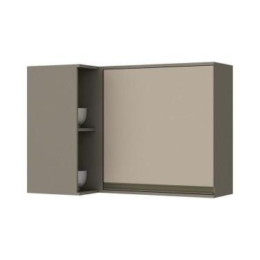 Imagem de Armário De Canto Henn 1 Porta Connect C58 Duna/Cristal