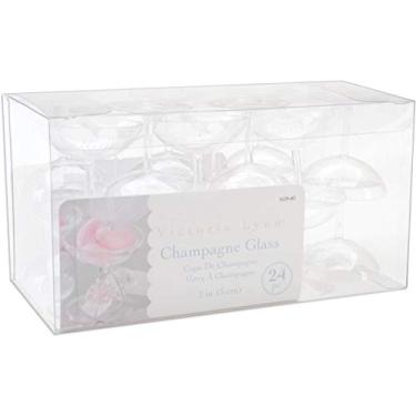 Imagem de Darice Taças Champagne Glasses 2'' 24Pkg-Clear Plastic