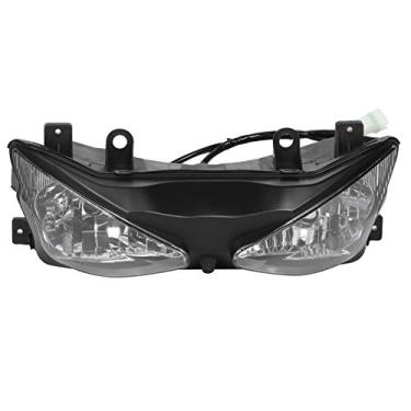 Imagem de aqxreight - Capa de luz dianteira de motocicleta, conjunto de capa de lente de farol de motocicleta adequado para ZX6R 2003-2004