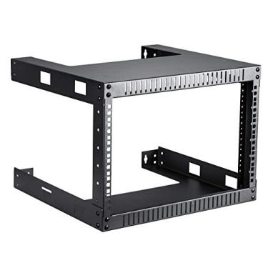 Imagem de Kenuco Rack de equipamento de rede de aço com estrutura aberta 6U 43 cm de profundidade