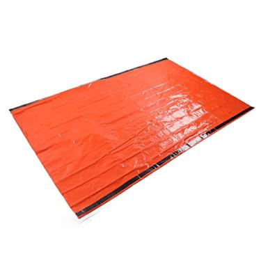 Imagem de Barraca de acampamento ao ar livre, barraca de acampamento de alumínio PE reutilizável família laranja claro