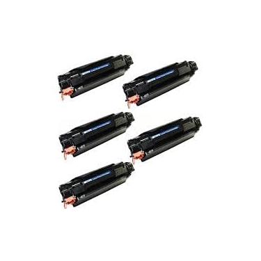 Imagem de Kit 5 Toner Compatível Cf283a 83a | LaserJet M127FN, M127FW, M201, M201DW, M225DW, M226, - EVOLUT