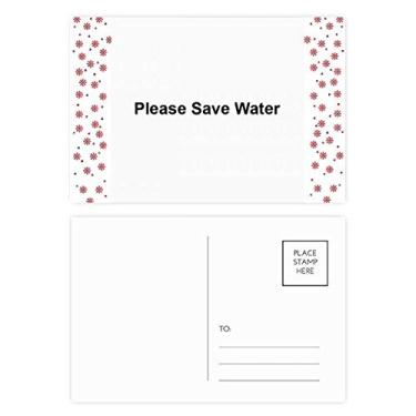 Imagem de Please Save Water Black Symbol Christmas Christmas Flower Celebration Cartão postal Blessing Mailing Card