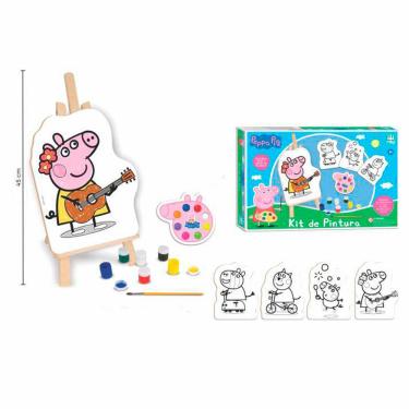 Imagem de Kit de Pintura com Cavalete - Peppa Pig - Nig Brinquedos