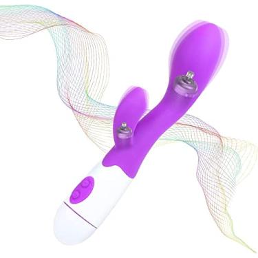 Imagem de Vibrador Flor Rosa Ponta Dupla Função Sugador e Aquecimento TO05 vibradoris feminino clitóris sugador dolphin masturador feminino