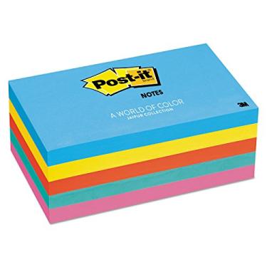 Imagem de Notas Post-it 3M 6555UC, 3 x 5, 5/PK, MMM6555UC