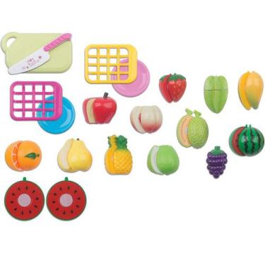 Imagem de Hortifruti Frutas De Brinquedo Cozinha Infantil Menina - Braskit