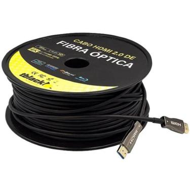 Imagem de Cabo HDMI 2.0 4k Fibra Óptica - Imagem Impecável