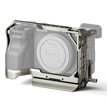Imagem de Tilta Gaiola completa para câmera compatível com Sony a6700 com placa de base Arca e grampo de cabo HDMI - cinza titânio TA-T54-FCC-TG