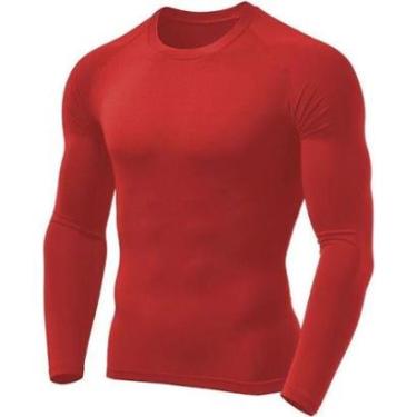 Imagem de camisa masculina térmica proteção UV segunda pele-Masculino