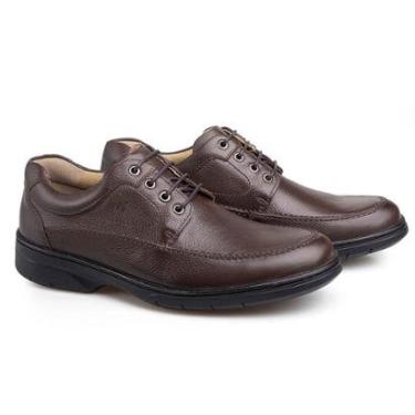 Imagem de Sapato Conforto Rafarillo Masculino  Couro Cadarço Conforto-Masculino